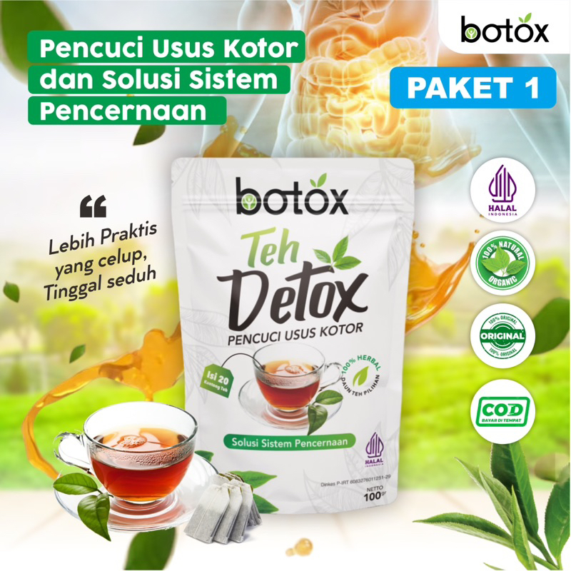 

Botox Teh Detox Herbal awet sehat original detox usus kotor