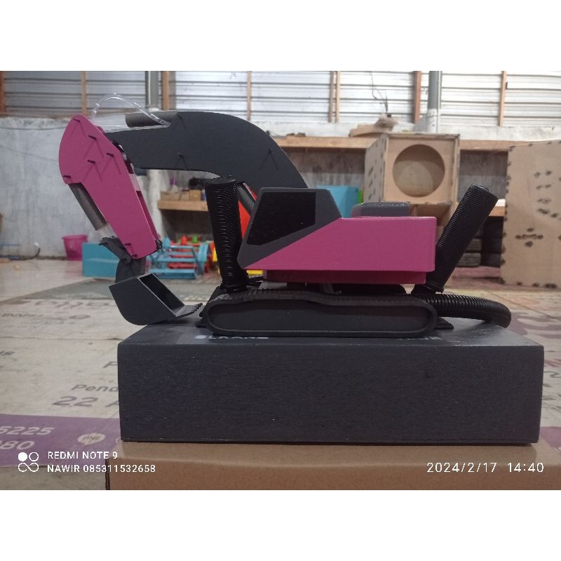 excavator hidrolik termurah MODEL KERUK / CAPIT  paking kardus tebal