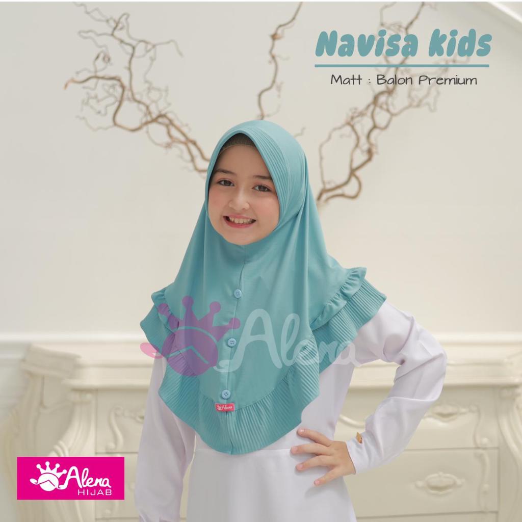 HIJAB NAFISA KIDS ORIGINAL BY ALENA  /HIJAB JERSEY PREMIUM /JILBAB ANAK TANGGUNG REMPEL/BERGO INSTAN