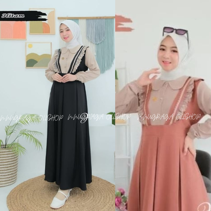 LIRRA Dress By Hijabku Muslim Wear gamis terbaru