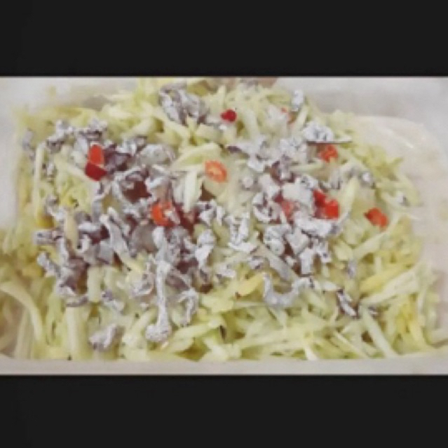 

asinan mangga serut kiamboi putih