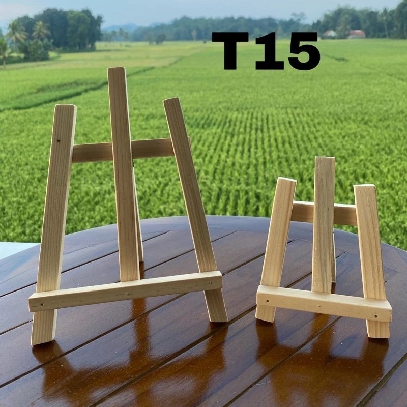 

Mini Easel Stand tripod kayu