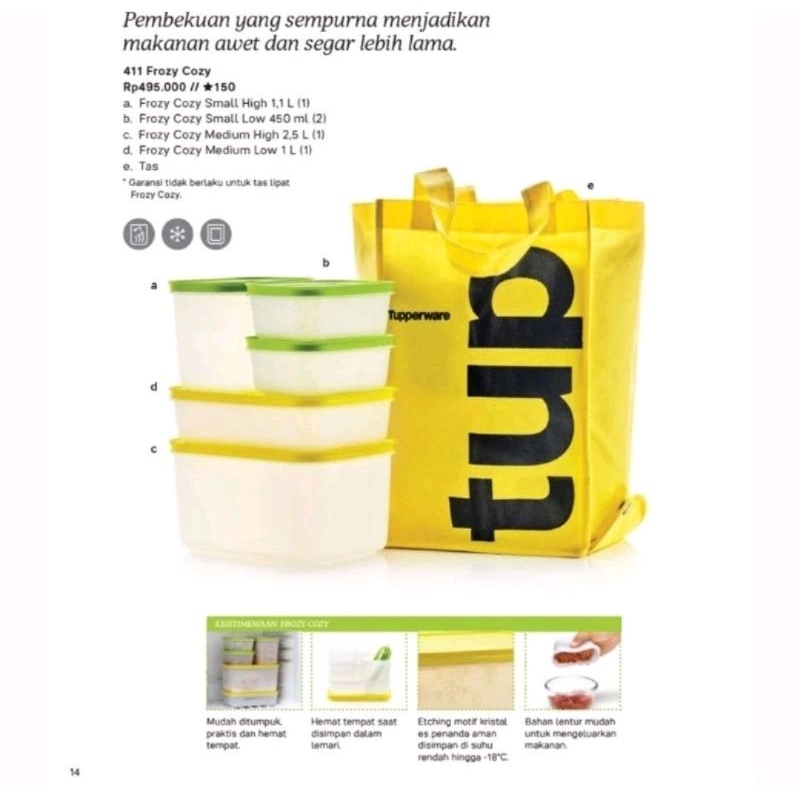 Frozy cozy tupperware