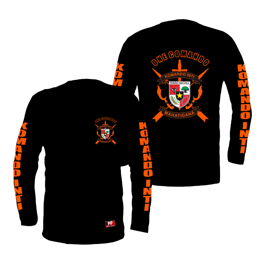 TERBARU 2024 KAOS PEMUDA PANCASILA BAJU PP KOTI OREN LENGAN PANJANG