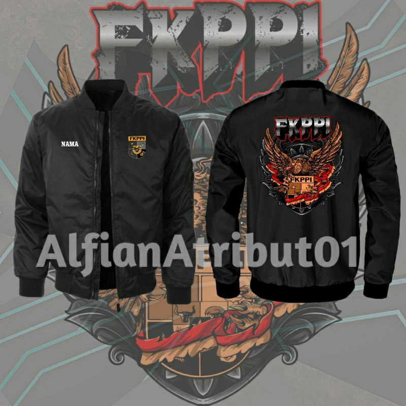 jaket bomber fkppi,JAKET FKPPI NEW MODEL FREE NAMA