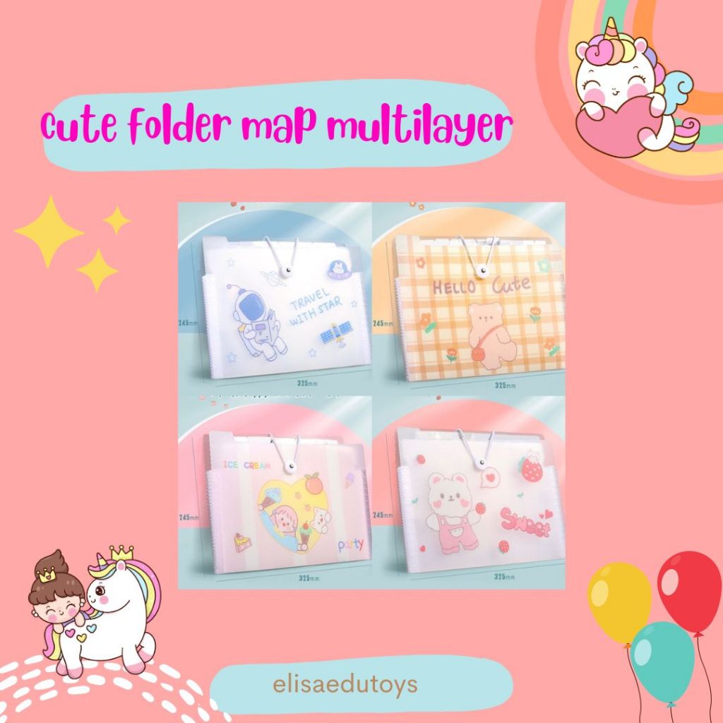 

cute folder map document multilayer