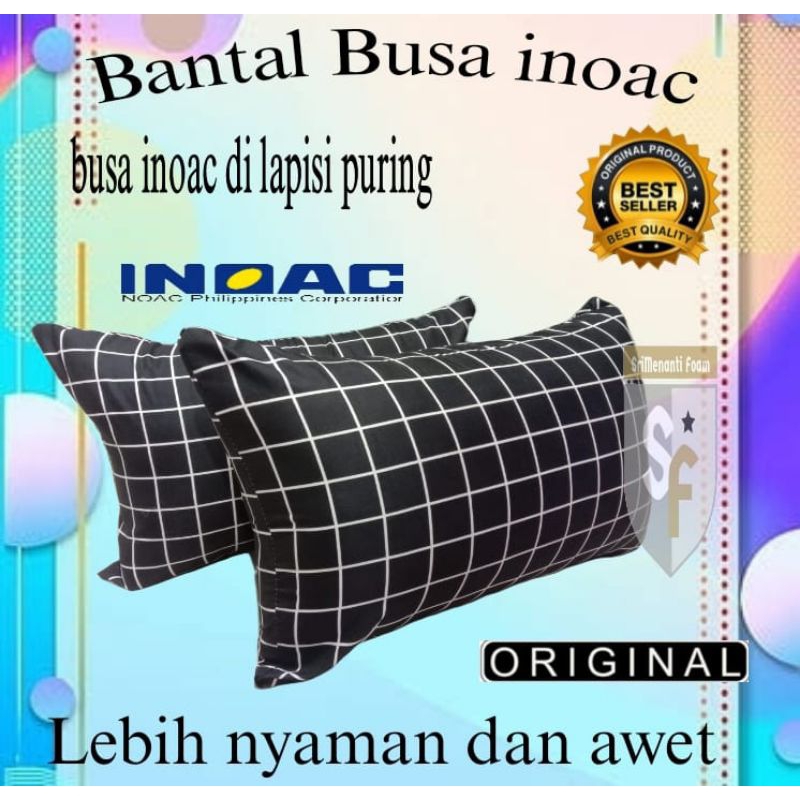 Bantal inoac.Bantal busa Inoac.Bantal isi.Bantal kepala.
