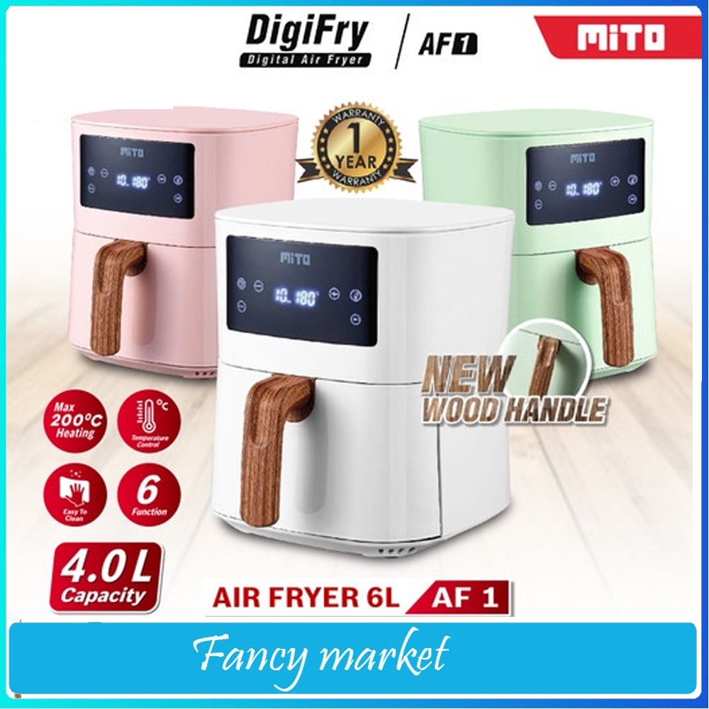 AIR FRYER MITO AF1 Air Fryer/Deep Fryer Digital/Penggorengan Listrik