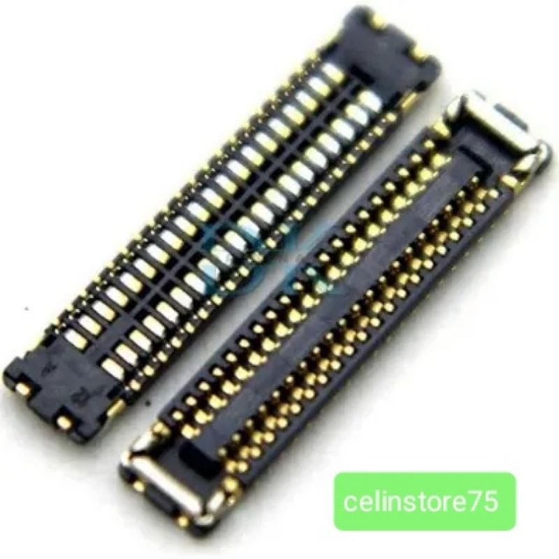 soket lcd Oppo a15 / konektor lcd Oppo a15 ( yg nempel di mesin)