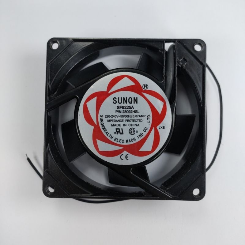 FAN AC KIPAS AC 220VOLT POWER AMPLI 9CM X 9CM