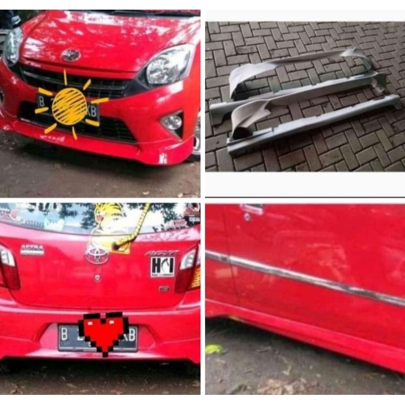 Bodykit Agya TRD 2013/2016