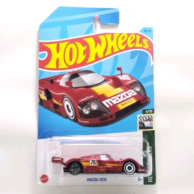 Hot Wheels diecast Hotwheels Mazda 787B merah