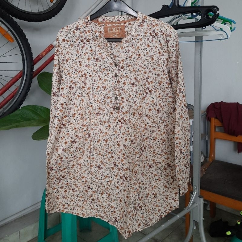 Blouse EXIT Flower Yellow (Preloved)