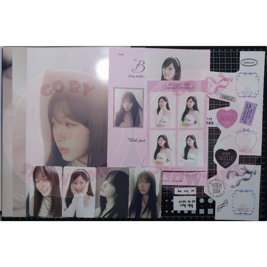 2024 SEASON'S GREETINGS AESPA SMSTORE GISELLE NINGNING SET
