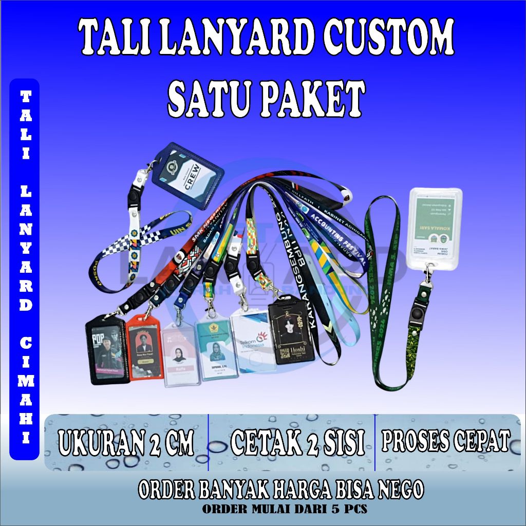 

SEPAKET LANYARD,ID CARD,FRAME CASE VARIASI