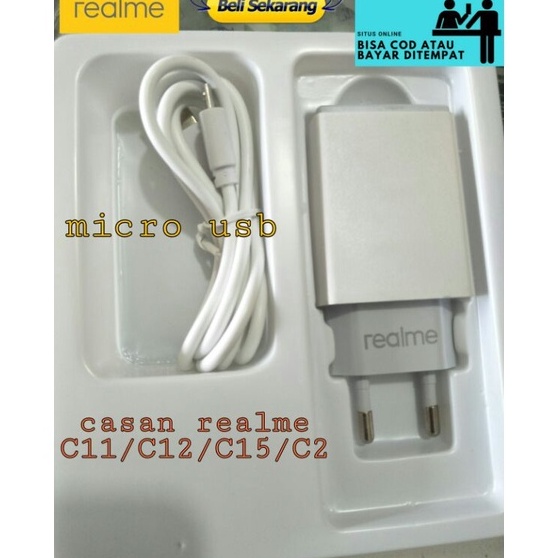Charger Realme Original C2C355i5proC11C12C15 Casan Realme Micro USB Charger realme C11 221 Casan rea