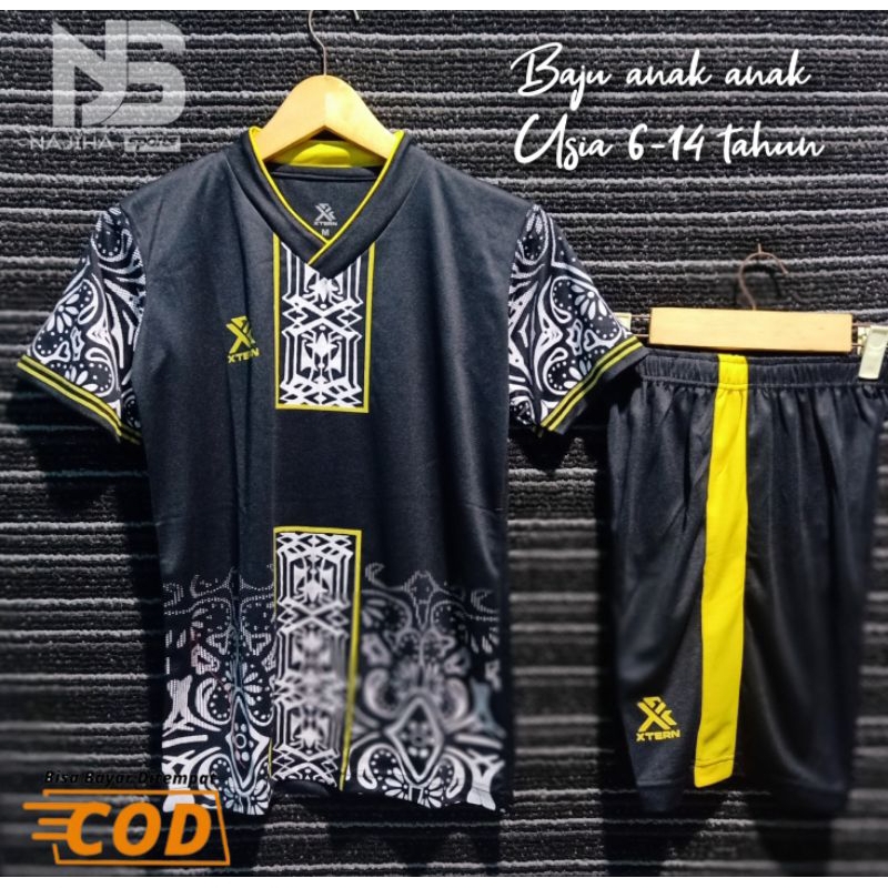 Setelan Jersey Bola Anak Baju Bola Futsal Voli SSB Junior Putra Putri Set Baju Celna