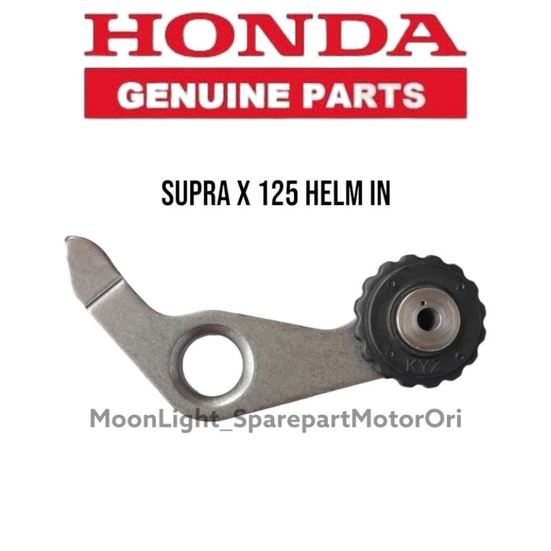 PLAT ROLL KETENG SUPRA X 125 HELM IN TENSIONER KETING SUPRA X 125 HELM IN ORI ORIGINAL ASLI HONDA AH