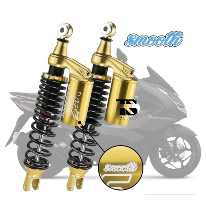 Shock YSS G Plus Smooth PCX 160 Black Gold // Original by YSS // Gplus Smooth PCX 160 Gold