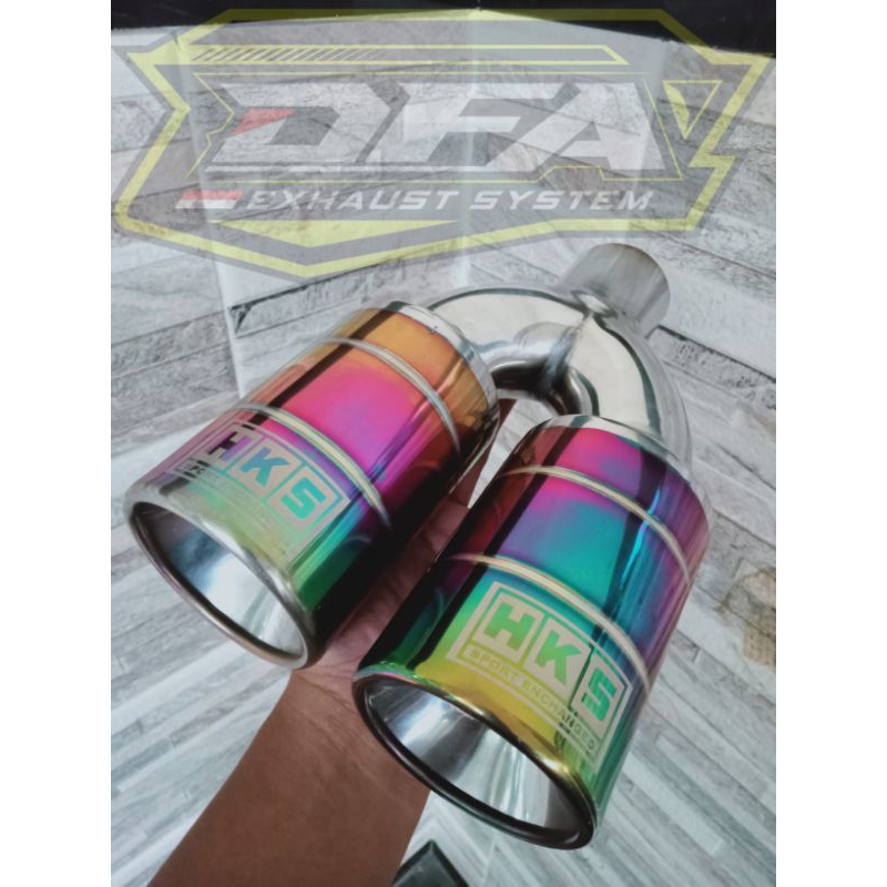 Knalpot Racing HKS cabang 2