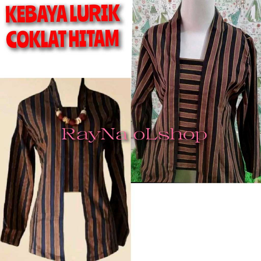 KEBAYA LURIK KUTUBARU | ATASAN PAKAIAN ADAT JAWA SOLO JOGJA WANITA | PAKAIAN TRADISIONAL MODERN KLAS