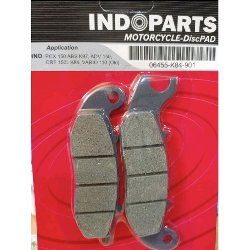 kampas rem depan indopart original