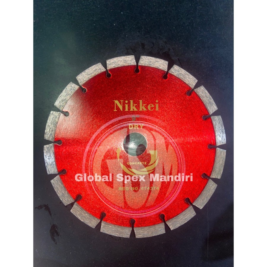 DIAMOND WHEEL 9" DRY / KERING MATA  KERAMIK 9 INCHI NIKKEI