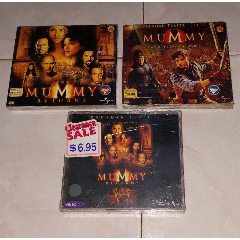 vcd barat original THE MUMMY-Returns dan Tomb Of The Dragon Emperor
