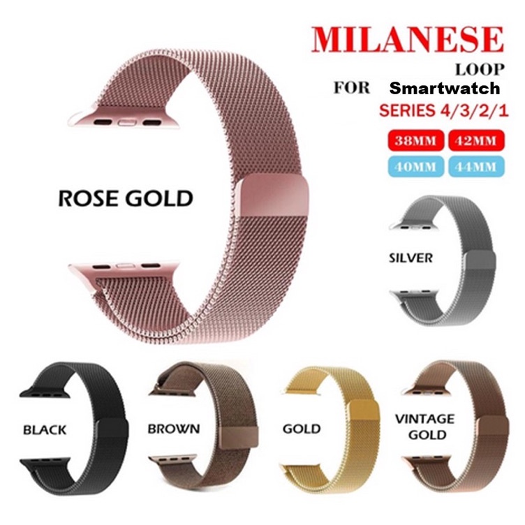 YcM Tali Jam baja Strap Smart Watch  Watch  iwatch Series 42444549MM Bahan Milanese Loop Apple Watch