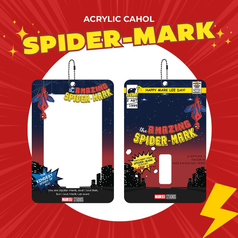 READY Spider Mark akrilik cahol photocard holder acrylic spidermark nct