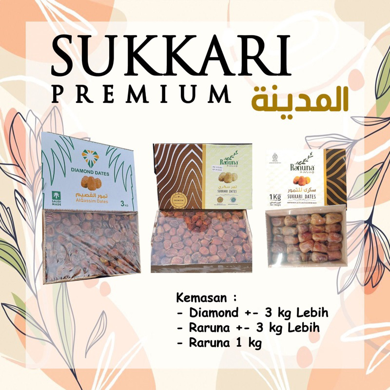 

KURMA SUKKARI ALQASIM PREMIUM/KURMA SUKKARI/KURMA PALING LEMBUT/KURMA IBU HAMIL DAN MENYUSUI