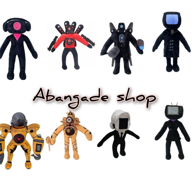 Terlaris Code9f9Et boneka skibidi toilet mainan boneka speaker man