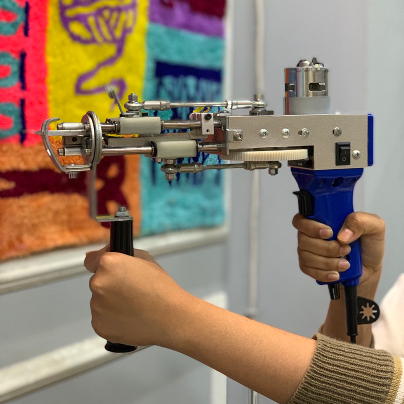 Tufting Gun Mesin Pembuat Karpet Tuft Punch Needle Listrik Second