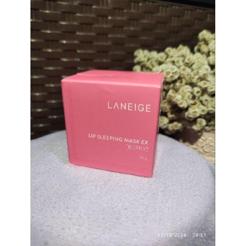 BEST SELLER SKINCARE LANEIGE - Laneige Lip Sleeping Mask Ex Berry EXP 05/26