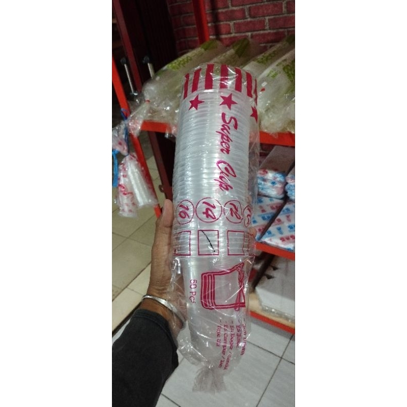 GELAS OZ POP ICE JUICE UKURAN 14