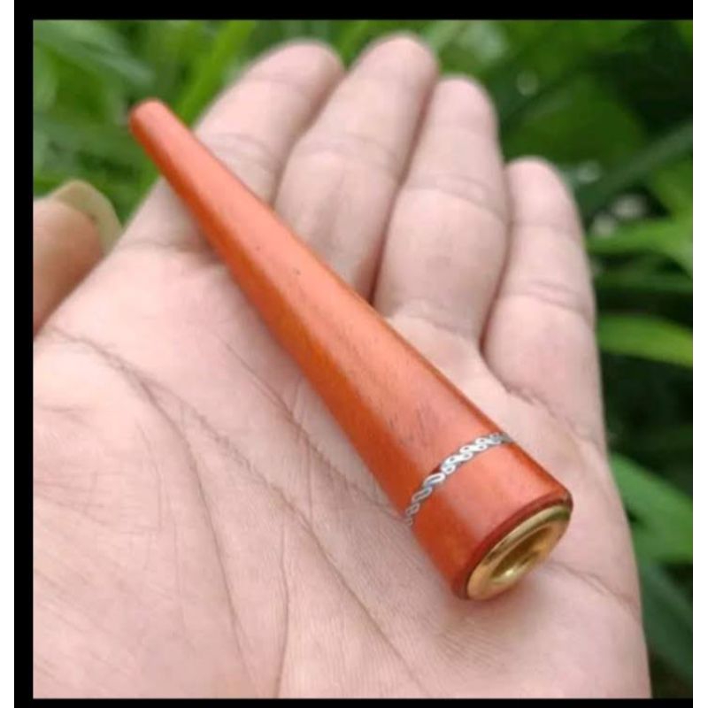 once pipa cangklong kayu galih secang motif timah