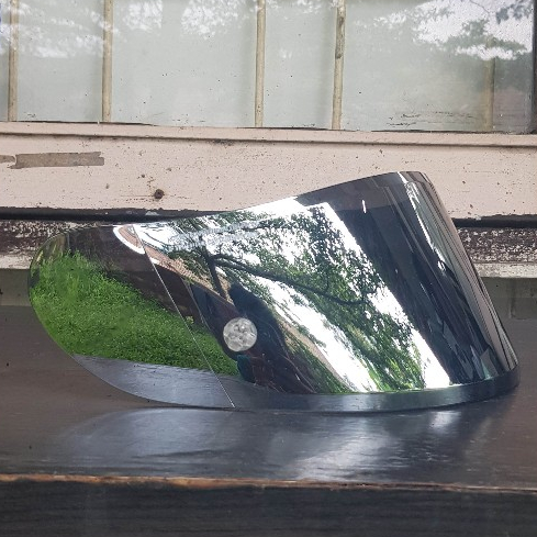 visor helm zeus 813 silver second