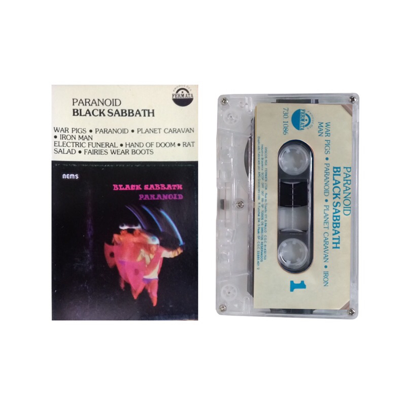 Kaset Pita Black Sabbath Paranoid Album