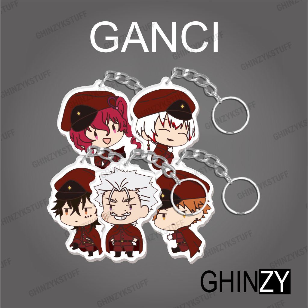 Gantungan Kunci Ganci Anime Akrilik Bungou Stray Dogs Seri 15 Seuhiro Saigiku Ghinzykstuff