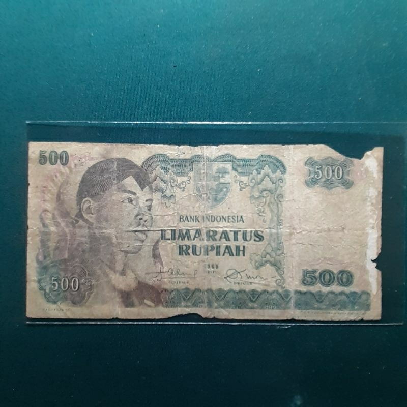 UANG KUNO 500 RUPIAH SERI SUDIRMAN TAHUN 1968