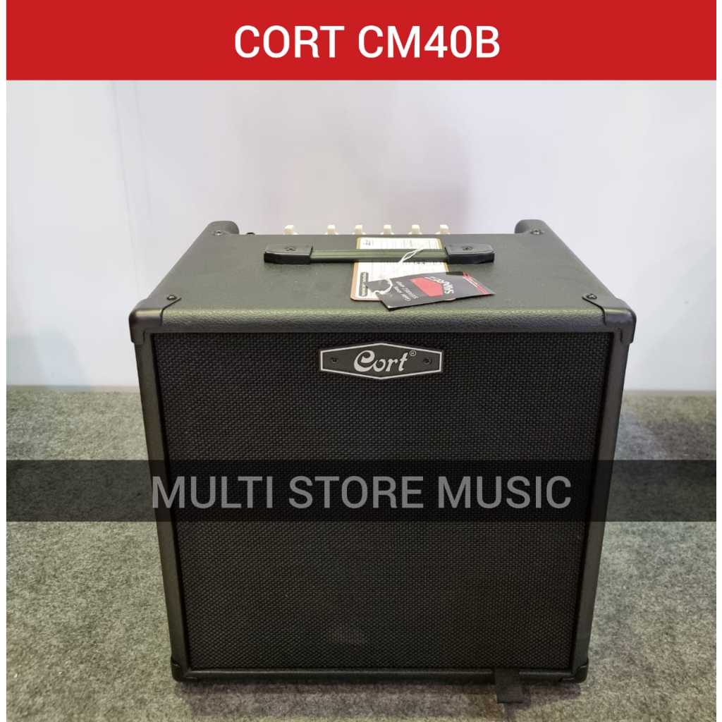 Cort CM40B Ampli Bass Combo 40 Watt dengan Kontrol Frekuensi Rendah dan Tengah