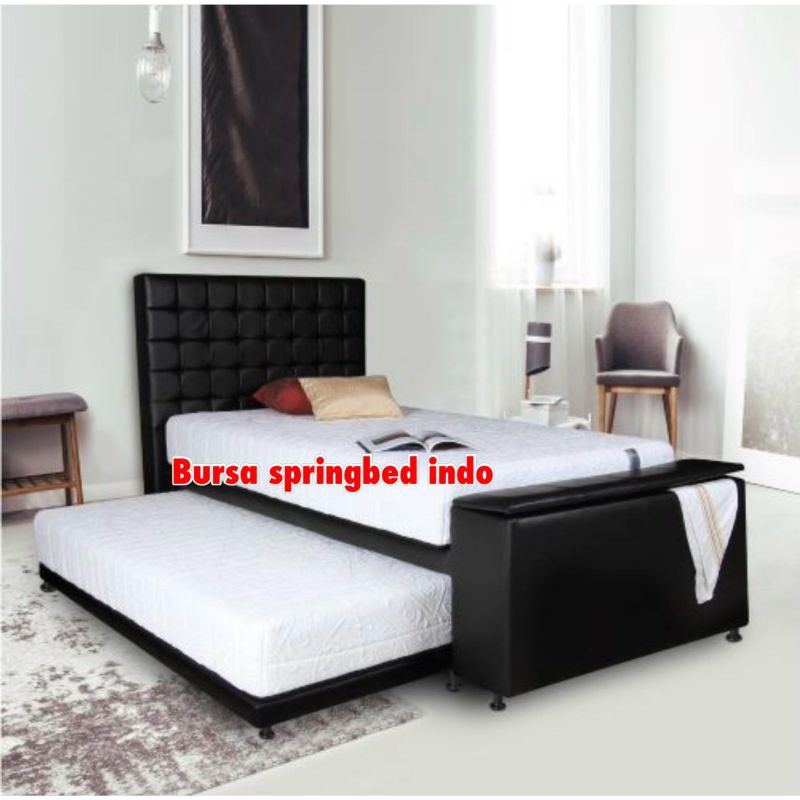 simmons maxima spring bed kasur sorong 120 x 200 full set