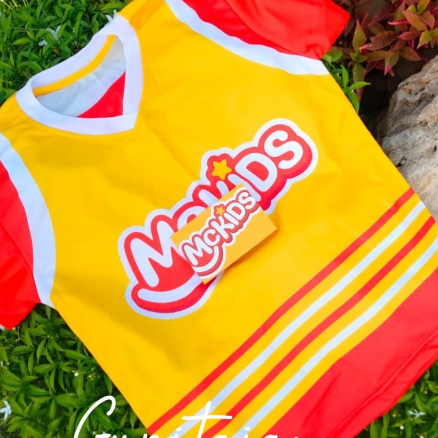 kaos Mckids McDonald's design baru - S