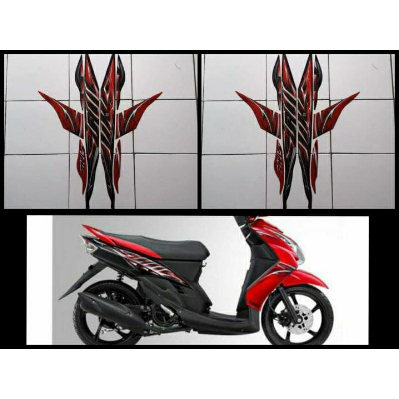 STRIPING LIST STANDAR YAMAHA MIO SOUL 2008/2009/2010 / STRIPING MIO SOUL OLD / striping ori mio soul