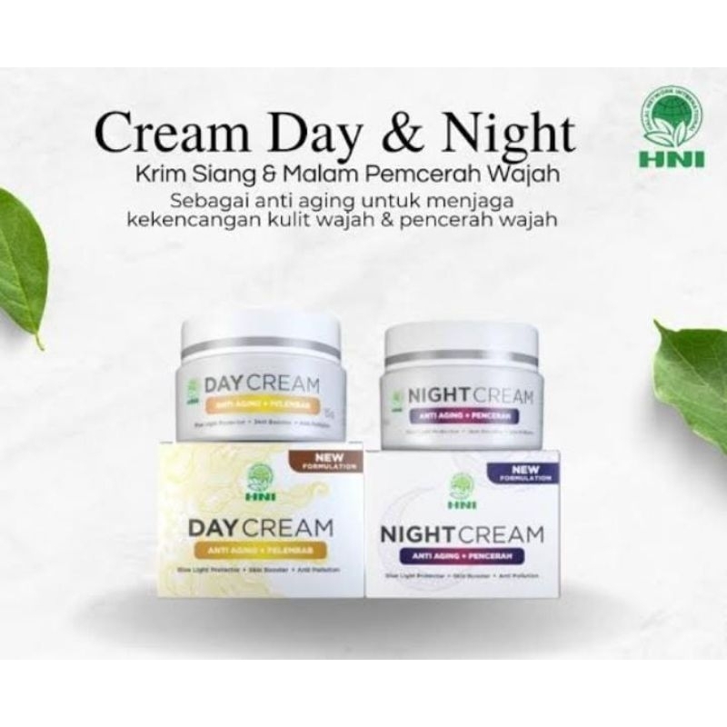 Paket Kecantikan Day Cream & Night Cream,, Melindungi Kulit dan Menjaga kelembabannya, Mengecilkan p
