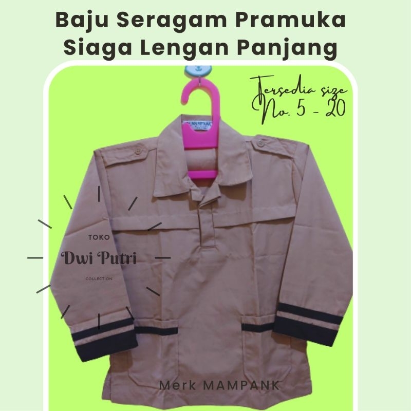 Baju Seragam Pramuka SD Siaga Panjang merk MAMPANK