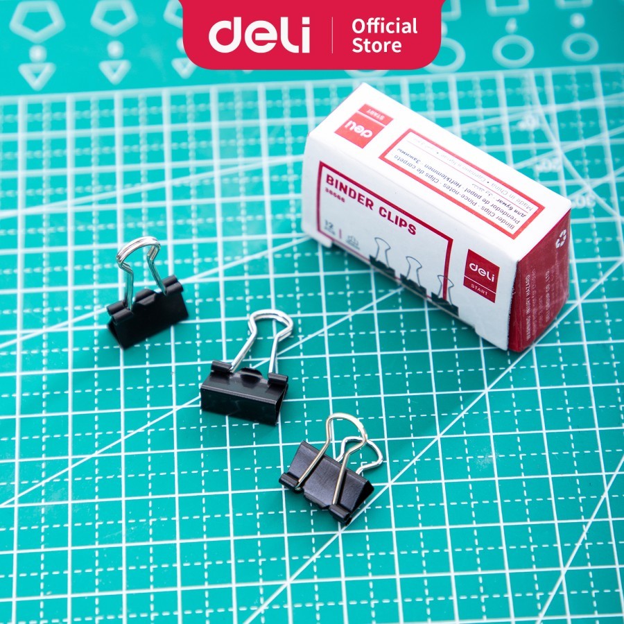 

Deli Binder Clip Office Consumable/Binder Clips 15mm E38566