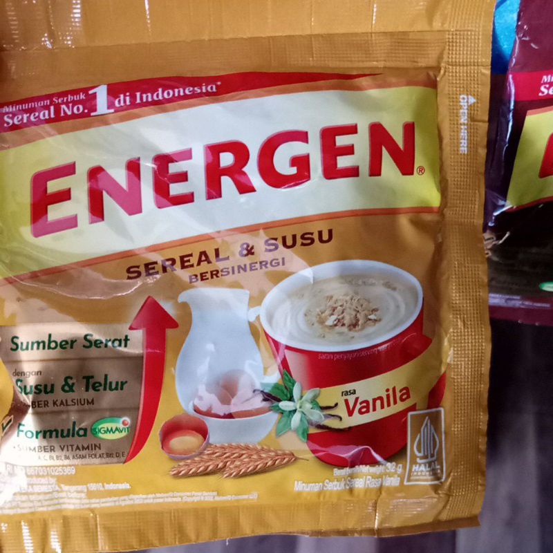 

Energen sereal dan susu isi 10 sachet/minuman instan/minuman renceng