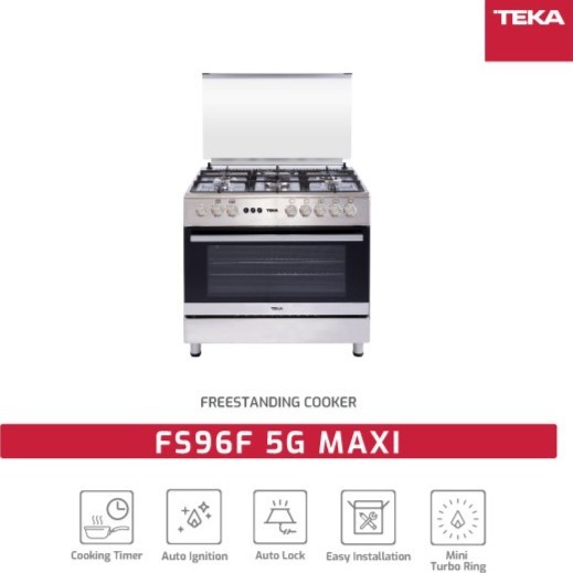Freestanding Cooker Oven Teka FS96F 5G MAXI SS Stainless