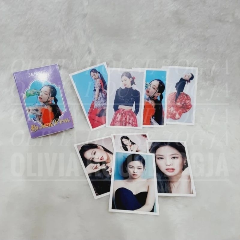 Photocard Jennie BP 30 pcs Lomo Card Jennie Season Greeting 2021 30 pcs Polaroid Jennie BP